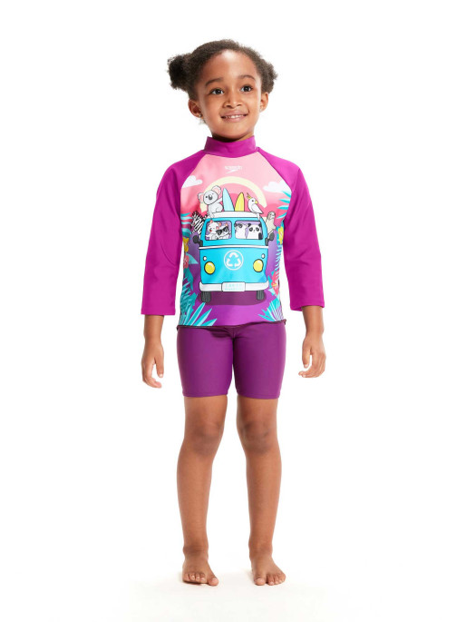 SPEEDO PT LS DIPHEM RASH TOP IF