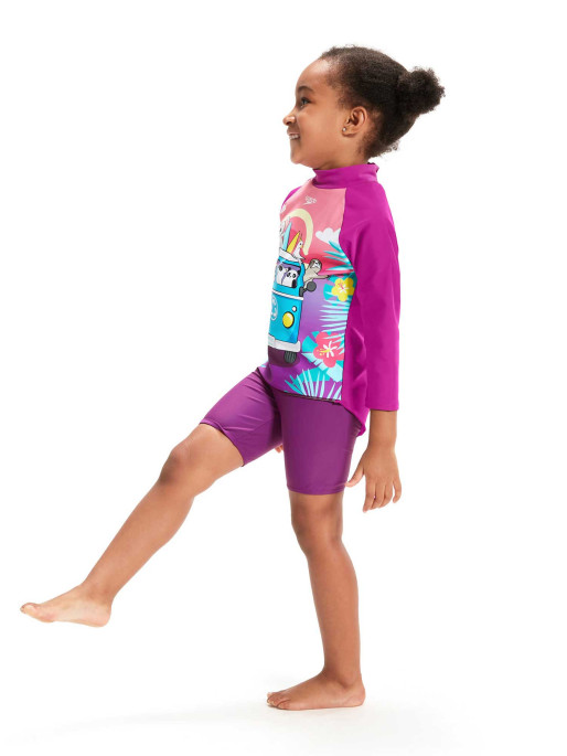 SPEEDO PT LS DIPHEM RASH TOP IF