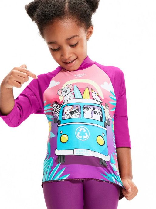 SPEEDO PT LS DIPHEM RASH TOP IF