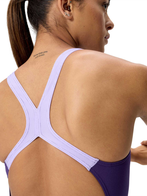 SPEEDO Цял бански FL SOLID POWERBACK AF