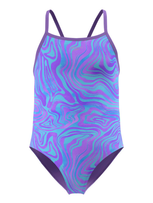SPEEDO Цял бански GIRLS PRINT THINSTRAP 1PC