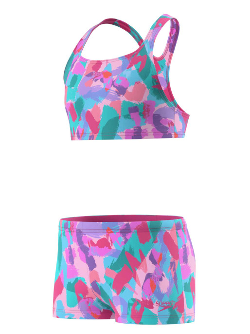 SPEEDO Бански 2 части GIRLS PRINT RACERBACK 2PC