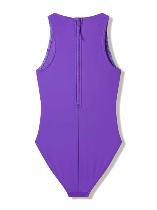 SPEEDO Цял бански GIRLS PRINT HYDRASUIT