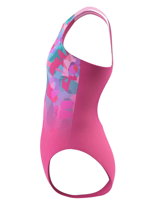 SPEEDO Цял бански GIRLS PRINT PULSEBACK 1PC