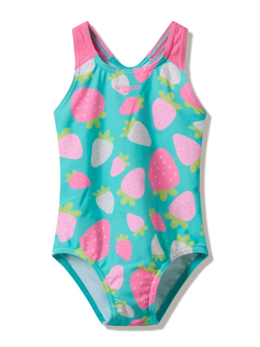 SPEEDO Цял бански GIRLS PLACEMENT PRINT 1PC