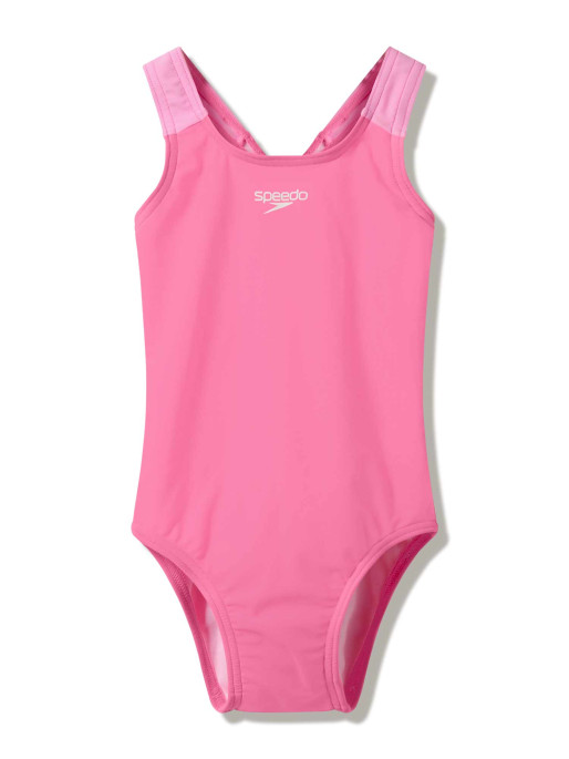 SPEEDO Цял бански GIRLS SOLID MEDALIST