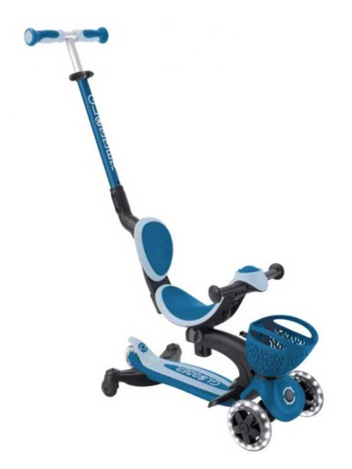 GLOBBER Тротинетка 5 в 1 BABY LEARN 360 FLASH LIGHTS