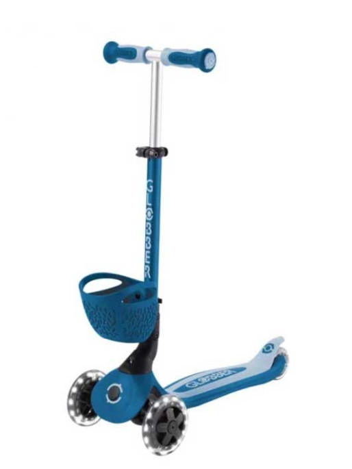 GLOBBER Тротинетка 5 в 1 BABY LEARN 360 FLASH LIGHTS