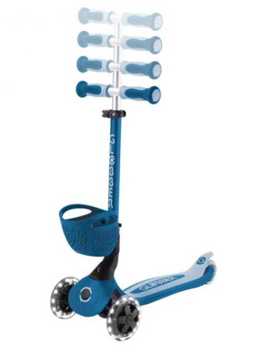 GLOBBER Тротинетка 5 в 1 BABY LEARN 360 FLASH LIGHTS