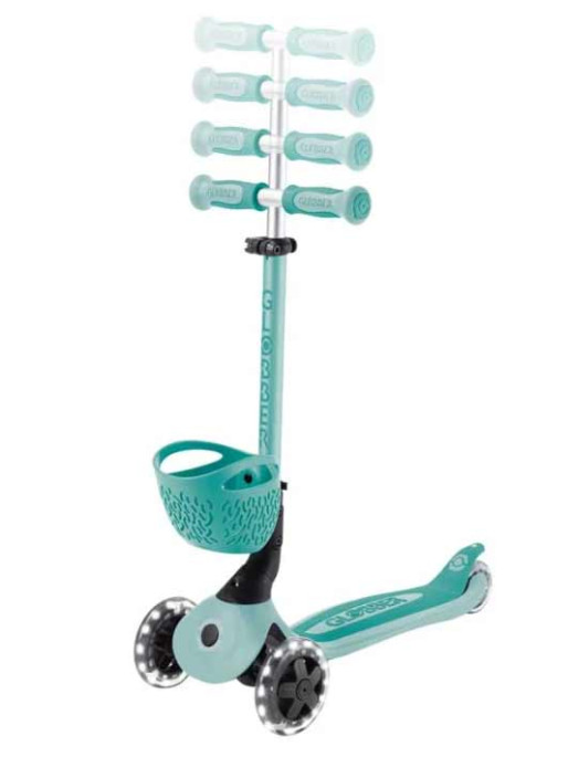 GLOBBER Тротинетка 5 в 1 BABY LEARN 360 FLASH LIGHTS