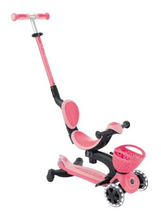 GLOBBER Тротинетка 5 в 1 BABY LEARN 360 FLASH LIGHTS