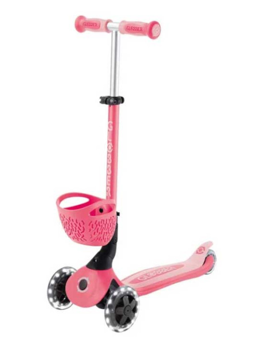 GLOBBER Тротинетка 5 в 1 BABY LEARN 360 FLASH LIGHTS