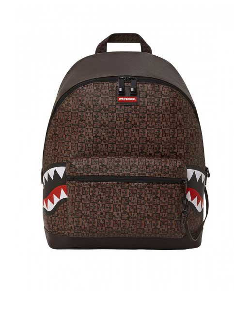 SPRAYGROUND Rucsac Sharks In Paris Check Emperorer Side
