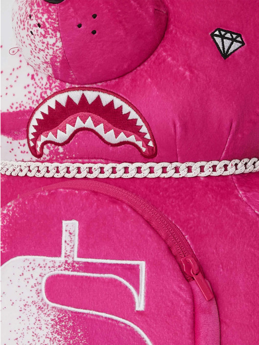 SPRAYGROUND Rucsac Pink Vandal Teddy Bear