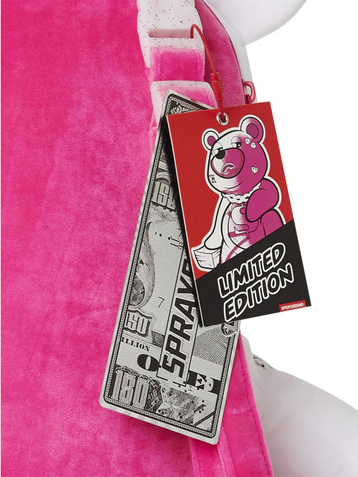 SPRAYGROUND Rucsac Pink Vandal Teddy Bear
