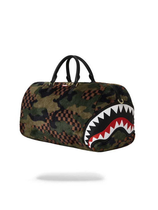 SPRAYGROUND Geanta Green 3 Am Fur