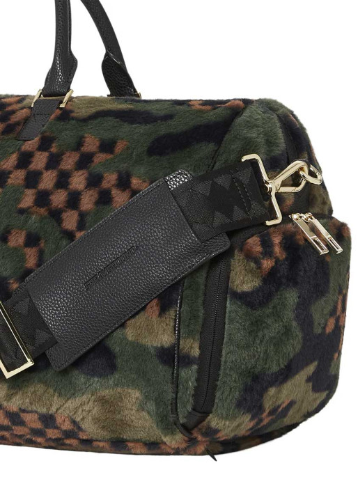 SPRAYGROUND Geanta Green 3 Am Fur