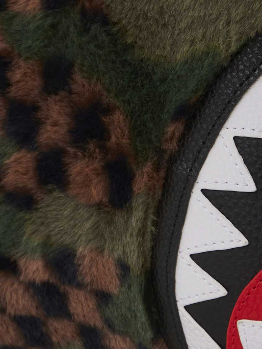 SPRAYGROUND Geanta Green 3 Am Fur