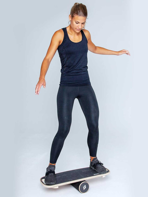 FUN SPORTS Дървен баланс борд - 74 х 28 см