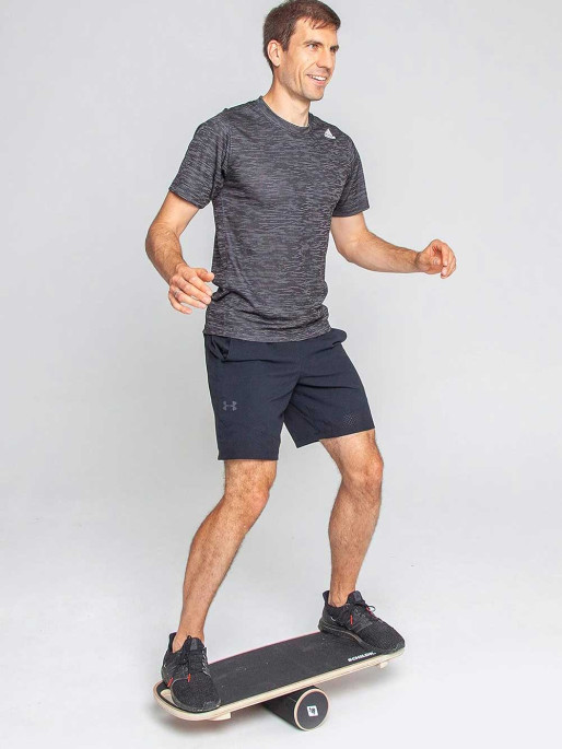 FUN SPORTS Дървен баланс борд - 74 х 28 см