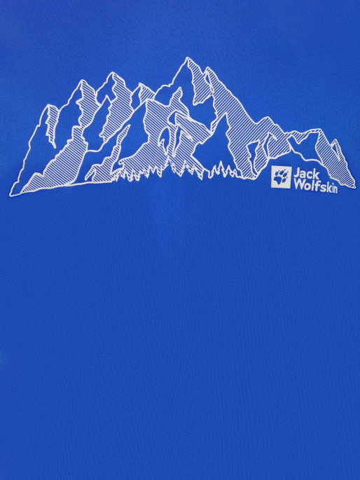 JACK WOLFSKIN Κοντομάνικη Μπλούζα PEAK GRAPHIC T M