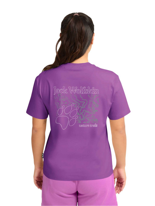 JACK WOLFSKIN Тениска CELEBRATE THE PAW T W