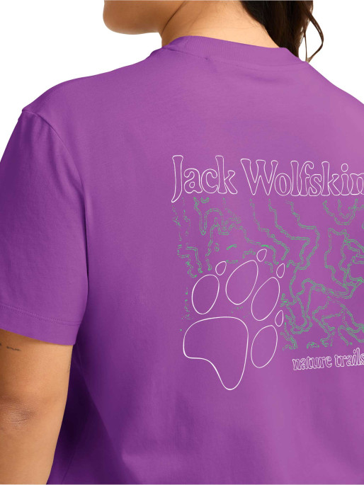 JACK WOLFSKIN Тениска CELEBRATE THE PAW T W