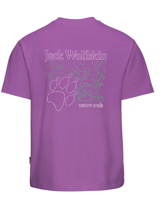 JACK WOLFSKIN Тениска CELEBRATE THE PAW T W
