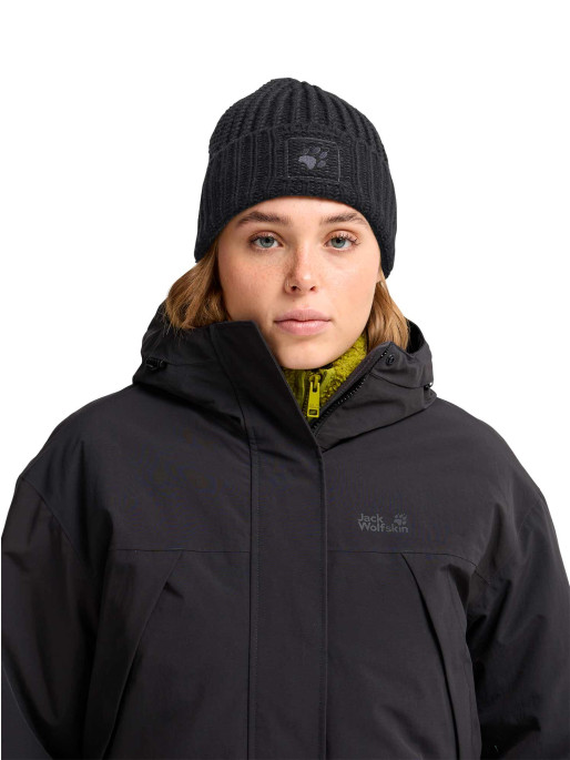 JACK WOLFSKIN Шапка BADGE PAW BEANIE