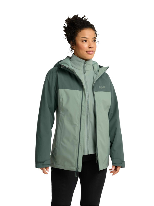 JACK WOLFSKIN Яке MOONRISE 2 3IN1 JKT W