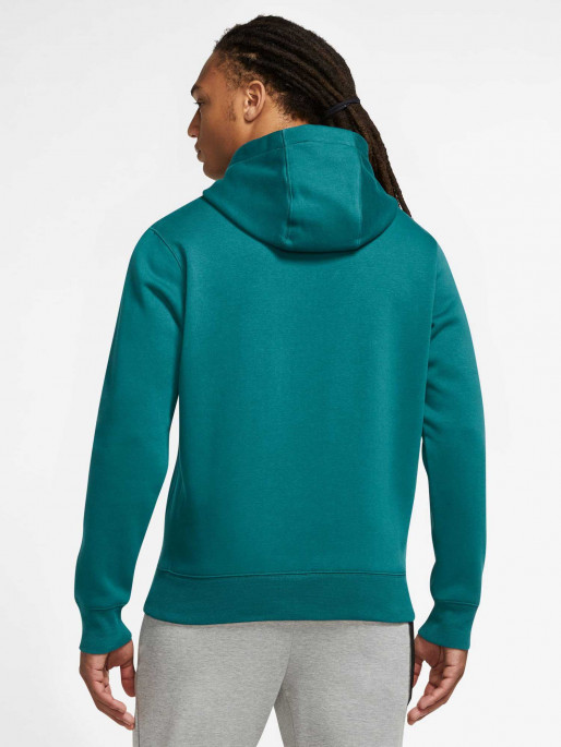 Nike club fleece hoodie ash green sale