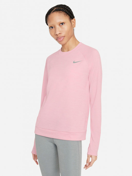 Nike running pacer crew sweatshirt pink Clearance