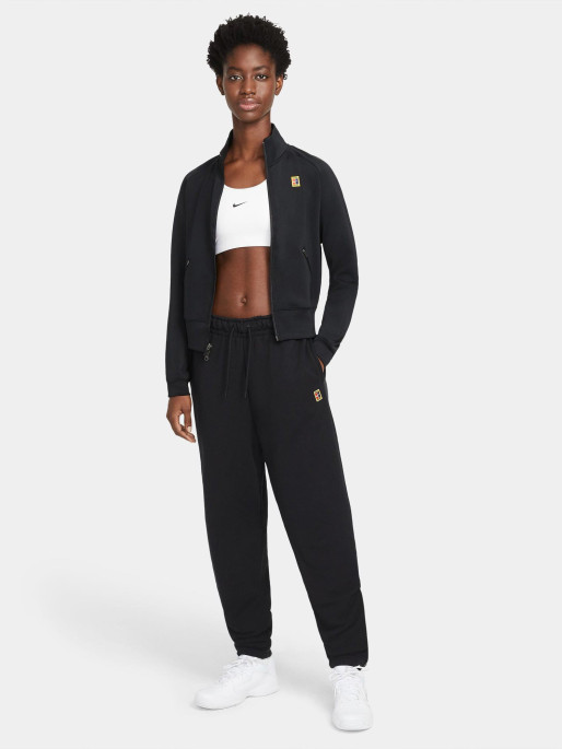 Women's trousers Nike Court Dri-Fit Heritage Knit Pant W - black, Tennis  Zone