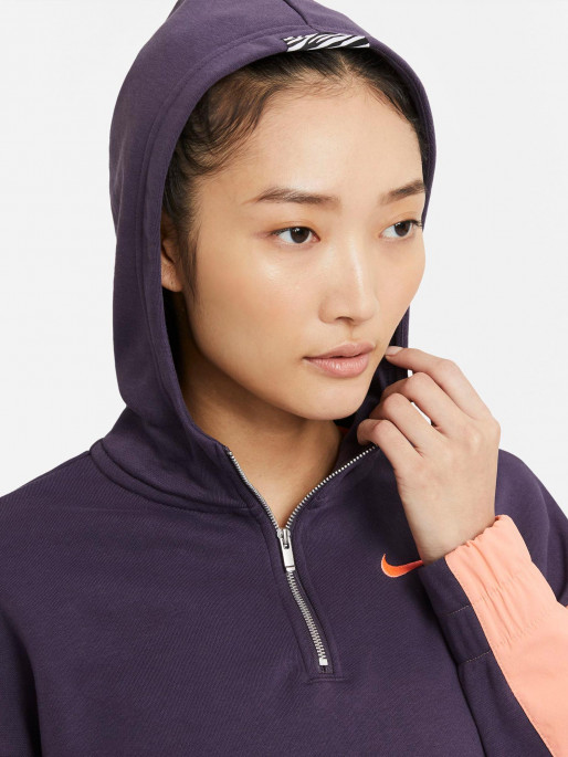 NIKE Суитшърт W ICN CLSH HOODIE QZ