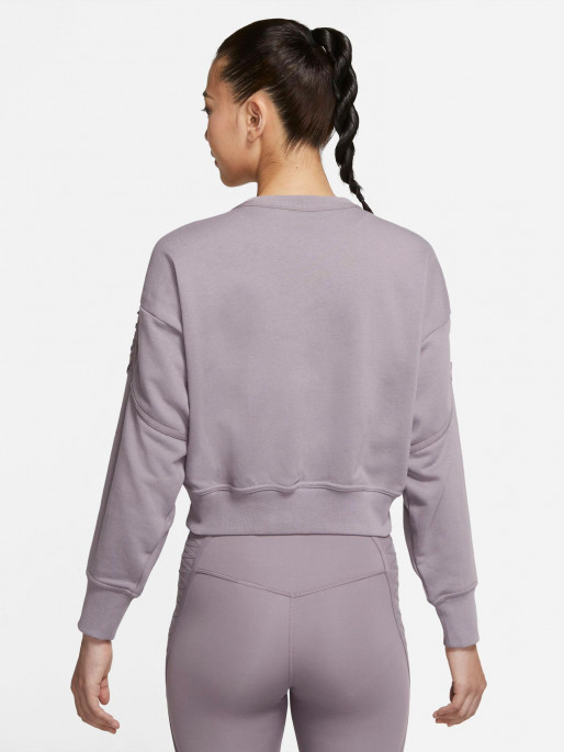 NIKE Bluza W Thrma Flc Crop Lc Ls