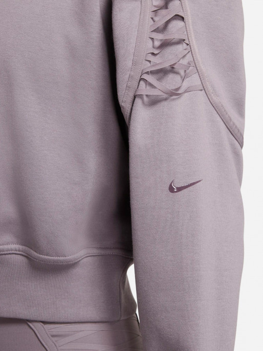 NIKE W THRMA FLC CROP LC LS