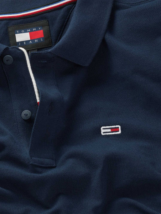 TOMMY JEANS Tricou Tjm Slim Placket Ext