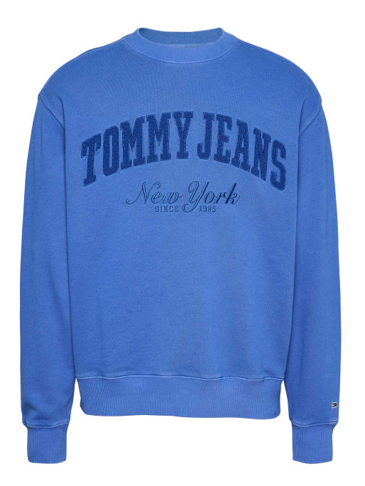 TOMMY JEANS Bluza Tjm Rlx Vintage Varsity Crew