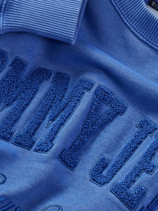 TOMMY JEANS Bluza Tjm Rlx Vintage Varsity Crew