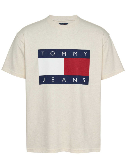 TOMMY JEANS Tricou Tjm Rlx Melange Big Flag