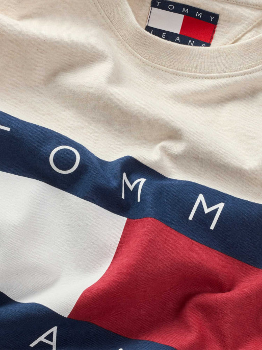 TOMMY JEANS Tricou Tjm Rlx Melange Big Flag