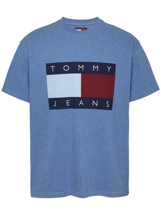 TOMMY JEANS Tricou Tjm Rlx Melange Big Flag