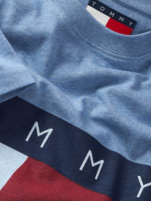 TOMMY JEANS Tricou Tjm Rlx Melange Big Flag