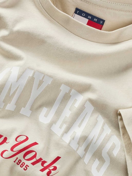 TOMMY JEANS Tricou Tjm Slim Varsity Pop Ext