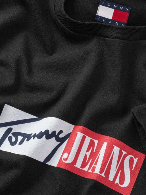 TOMMY JEANS Tricou Tjm Slim Entry Graphic Ext