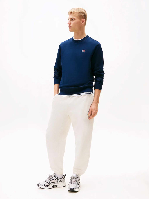 TOMMY JEANS Bluza Tjm Reg Badge Crew Ext