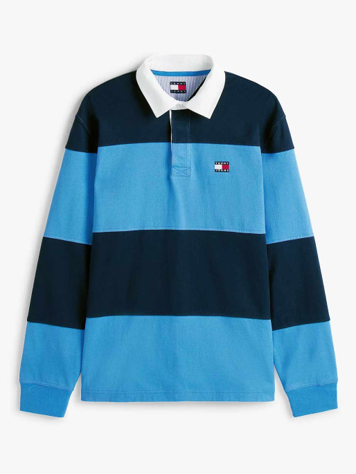TOMMY JEANS Sweatshirt TJM RLX FIT COLORBLOCK RUGBY E