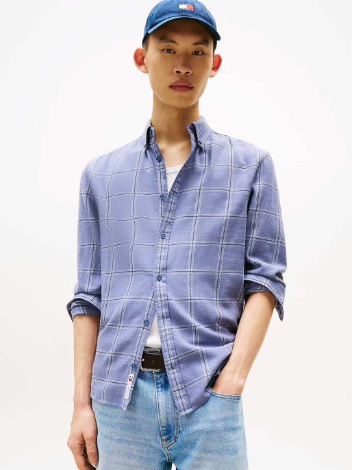 TOMMY JEANS Shirt TJM ESSNTL TWILL CHECK REG SHI