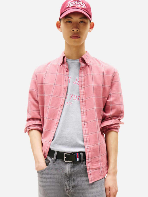 TOMMY JEANS Shirt TJM ESSNTL TWILL CHECK REG SHI