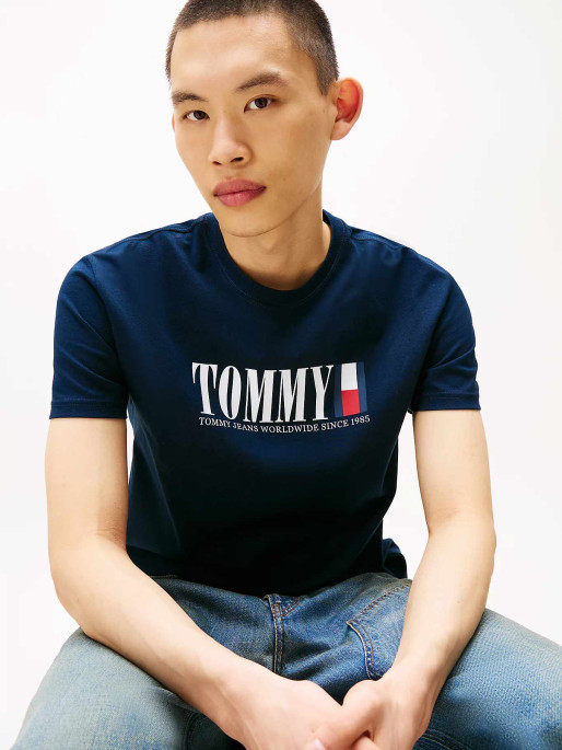 TOMMY JEANS T-shirt TJM REG TOMMY DNA FLAG TEE EXT